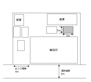 配置図作成（行政書士さくま事務所）