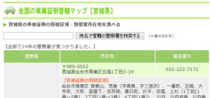 車庫証明管轄
